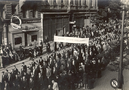 manifestace za svobodu luzice 1945